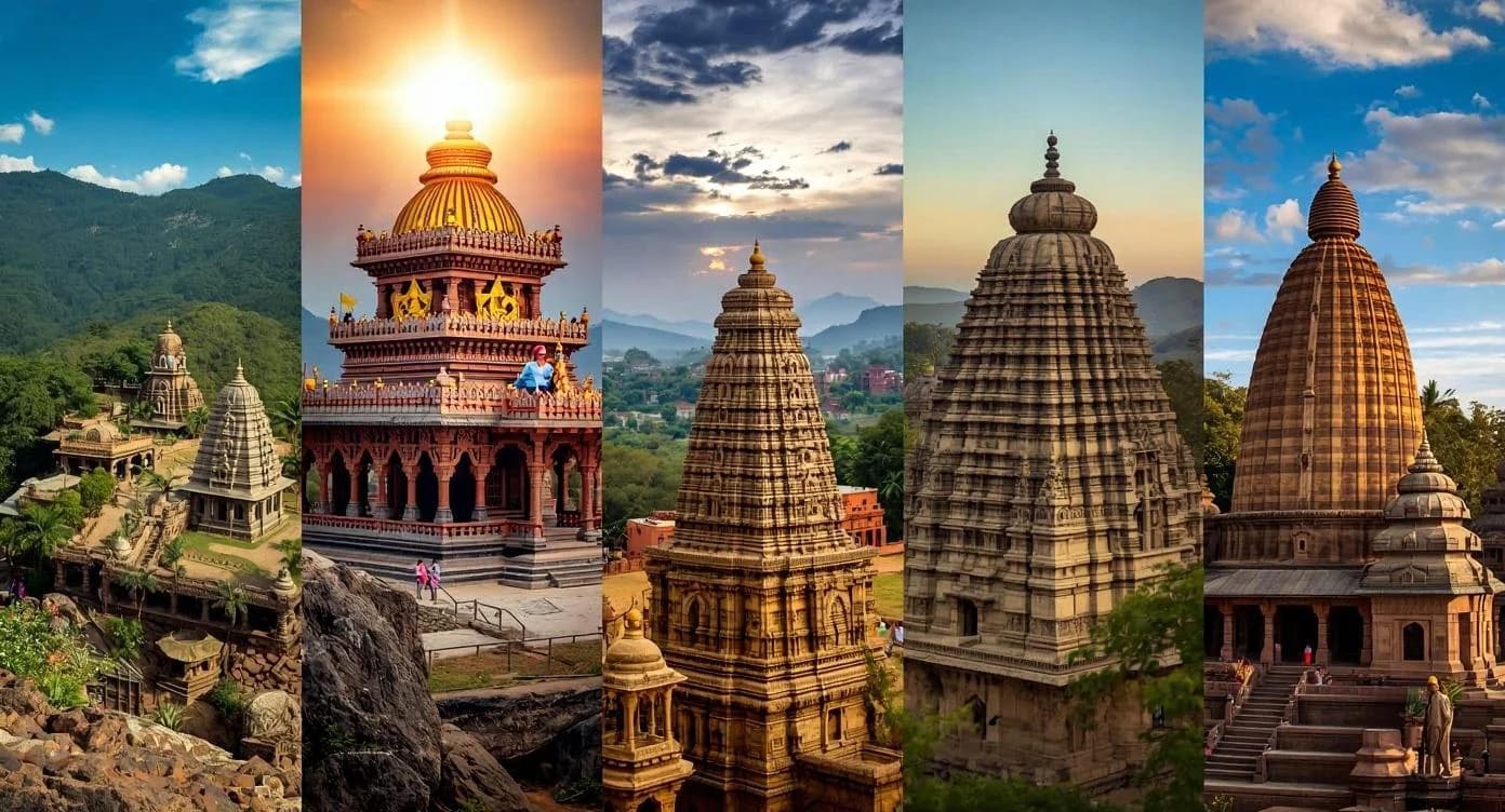 Maharashtra Jyotirlinga Circuit: Nashik → Trimbakeshwar → Bhimashankar → Aurangabad → Grishneshwar → Aundha Nagnath → Parli Vaijnath